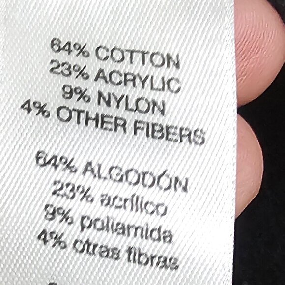 Chico's Black Gray Knit Boho Cardigan Sweater Size 2 (L) - Picture 12 of 14